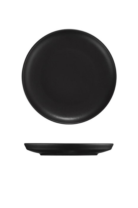 Hermia Vajilla de Porcelana de 18 Piezas Negro Mate Hermia Vajilla de Porcelana de 18 Piezas Negro Mate